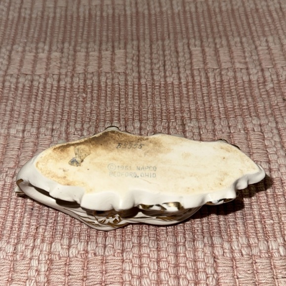 Vintage Napco Perched Birds Salt And Pepper Shaker Set 1951 Original Label - Picture 8 of 8